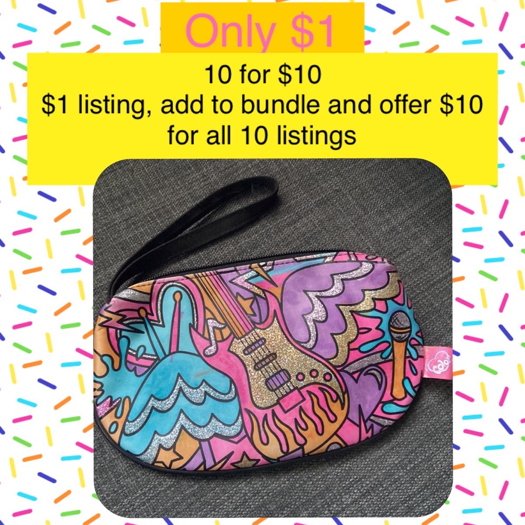 Tiny Accessory Bag/Makeup Bag